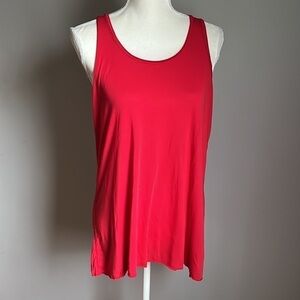 RED Super Soft Flowy Racerback Tanks